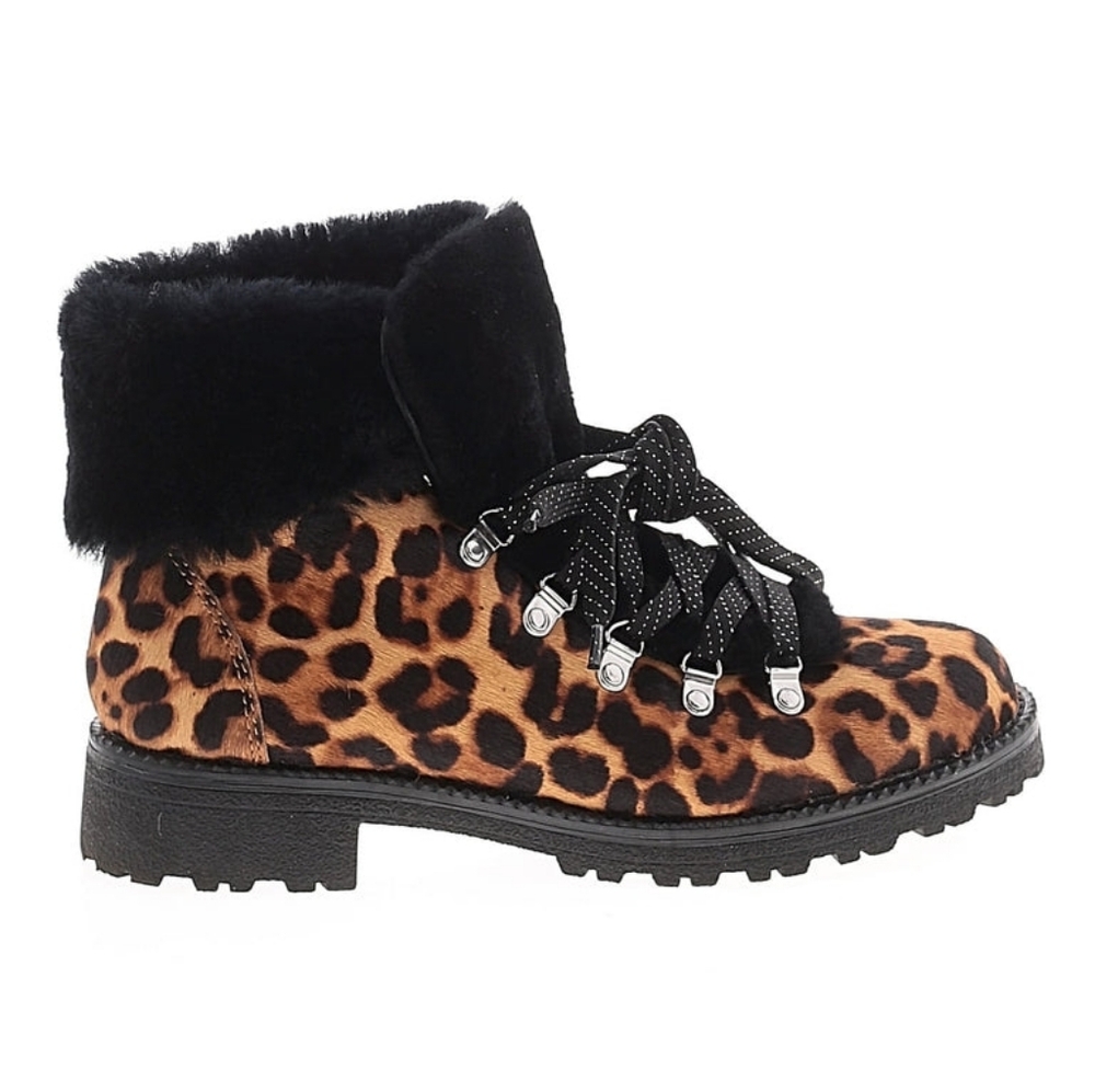 NWT J. Crew Women's Nordic Boots in Leopard Calf Hair‎ SZ 8 M